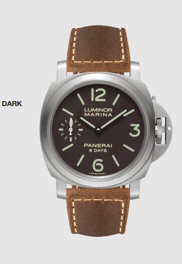 Panerai Luminor 8 Days 44mm Replica Watch PAM00564 SCAMOSCIATO DARK BROWN